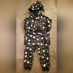 Toddler Gymboree Space Hoodie Set 2T/18-24M